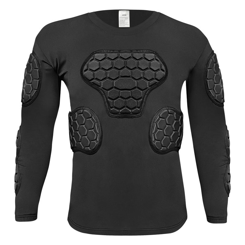 Jellybro Men's Padded Football Protective Gear Set Training Suit for Soccer Basketball Paintball Rib Protector - Image 5